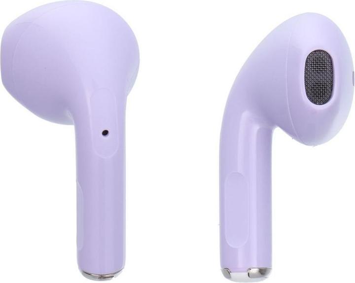 Produktbild BlueStar Wireless headphones Blue Star Wireless earphones bluetooth TWS F17 Purple (5 h, Kabelgebunden)