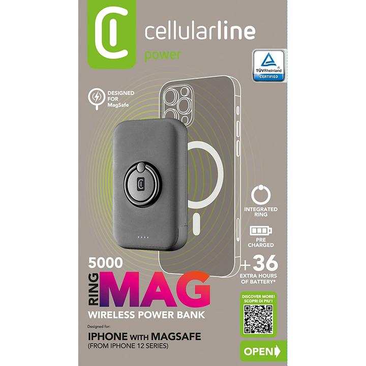 Image du produit Cellularline Mag (5000 mAh, 12 W, 18.50 Wh)