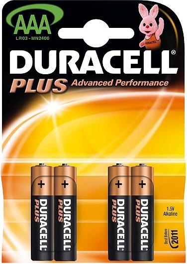Produktbild Duracell Plus (4 Stk., AAA, 1175 mAh)