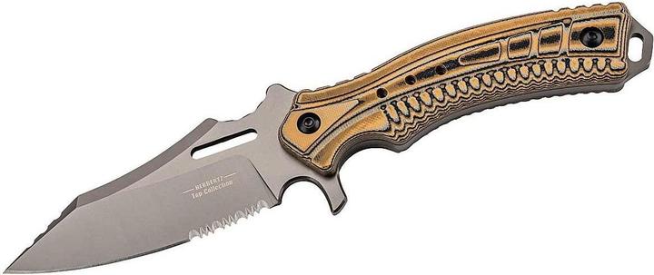 Produktbild Herbertz TOP-Collection Gürtelmesser, Stahl 440, Titanbeschichtung, G10-Schalen, Kydex-Scheide (11.50 cm)