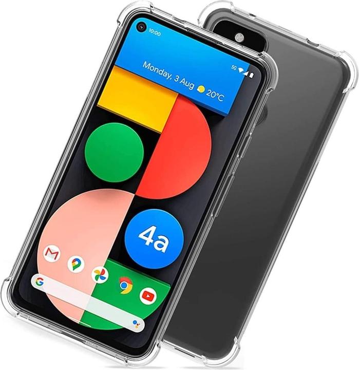 Produktbild Screenguard Google Pixel 4a 5G Hülle Crystal Soft Airbag Bumper (Google Pixel 4a 5G)