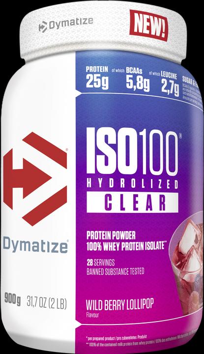 Dymatize ISO100 Clear Whey (Wild Berry Lollipop, 1 pcs., 900 g)