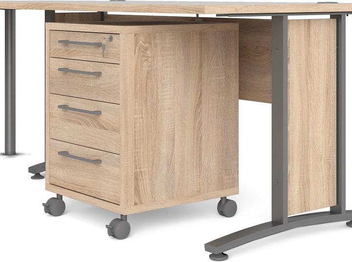 Produktbild Ebuy24 Schreibtisch Prisme (75 x 230 x 200 cm)