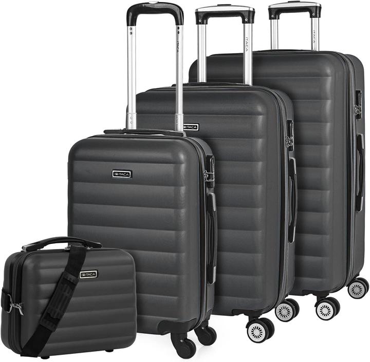 Produktbild Itaca Reisekoffer Set (105 l, Handgepäck (bis 50l), M (50 - 90l), L (90 - 115l))
