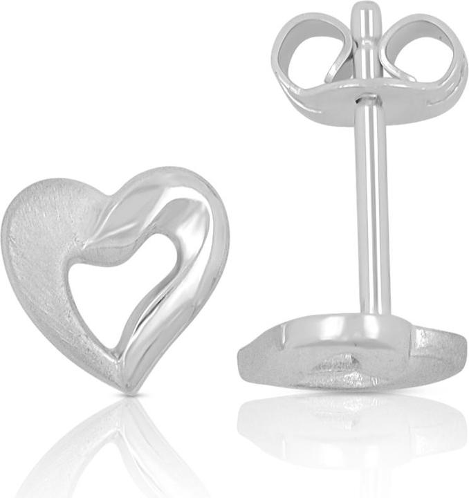 Muau Ohrstecker (Weissgold)