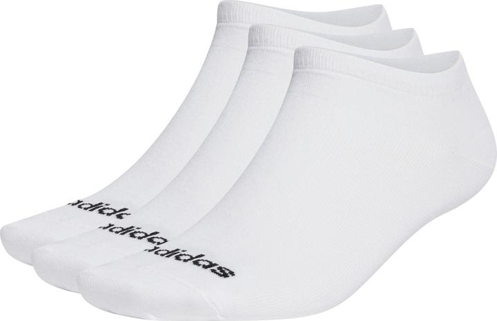 adidas T Lin Low 3p,White/Black White/Black XL (3er Pack, 46 - 48)