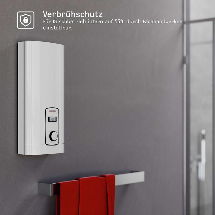 Produktbild Stiebel Eltron DHB-E 18 LCD 25A Elektronischer Durchlauferhitzer, gradgenaue Temperatur dank 3i Technologie