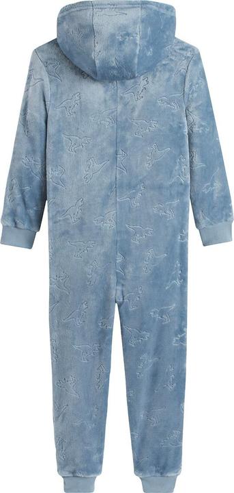 Produktbild La Redoute Collections Fleece-Overall mit Kapuze und Dino-Print (102)