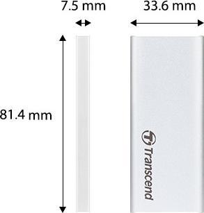 Actual product image Transcend ESD240C (480 GB)