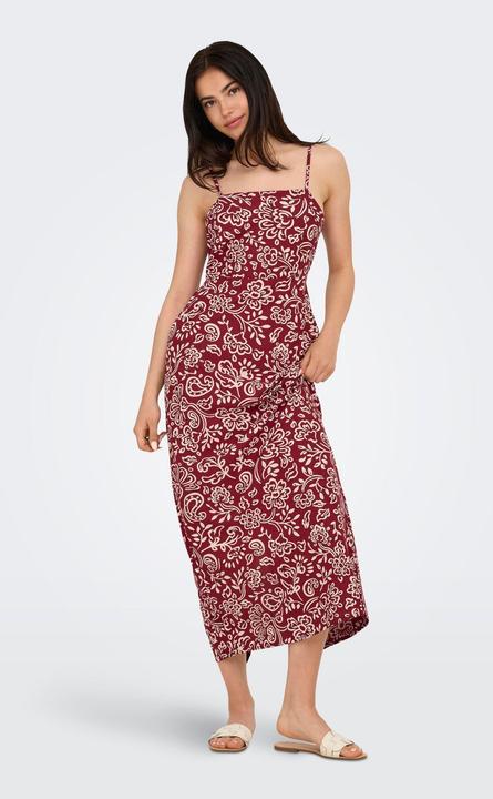 Actual product image Only Onljakiri Linen Strap Midi Dress Wvn (L)