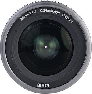 Actual product image Sirui VP-1-24G VISION PRIME T1.4 Vollformat Cine Lens 24mm grau (C-mount, full size)