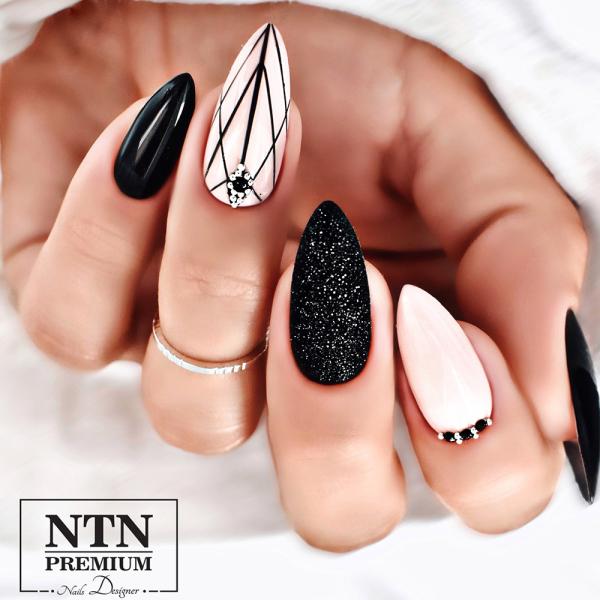 Produktbild Molly Lac Nail Art Velvet Effect Schwarz (Schwarz)
