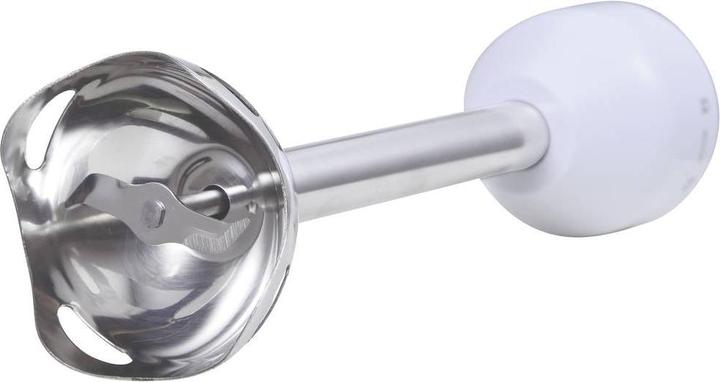 Actual product image Bergner Hand blender 800W with measuring jug, with chopper attachment White, wood