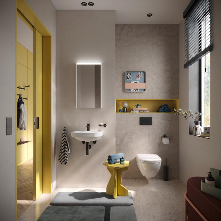 Produktbild Duravit D-Code Spiegel, LED-Lichtfeld oben, 400x700mm, externer Lichtschalter notwendig, 3 W
