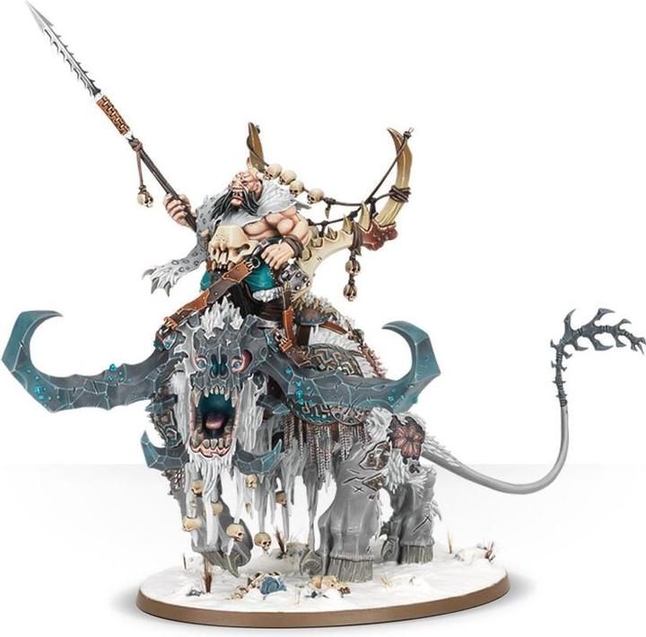 Actual product image Games Workshop Warhammer AoS - Ogor Mawtribe's Tyran du Givre sur Mastauroc
