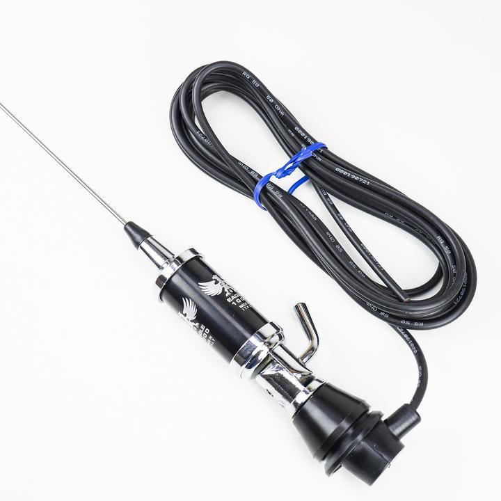 Produktbild Lemm EAGLE AT 1000 CB-Antenne, Länge 165 cm, Gewinn 3 dB, 26,5–27,5 MHz, 600 W, RG58-Kabel 4 m, herg