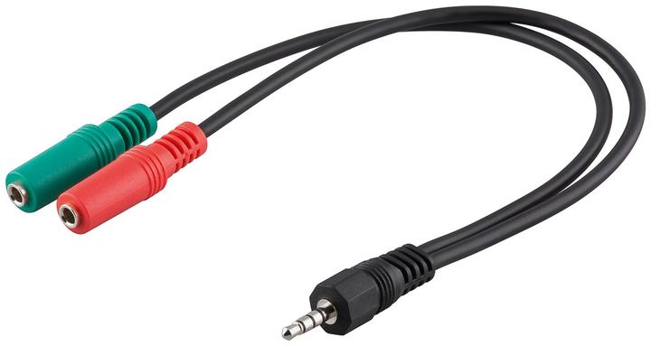 Produktbild Goobay AVK 417-0030 Audio-Kabel. (0.30 m, 3.5mm Klinke (AUX))