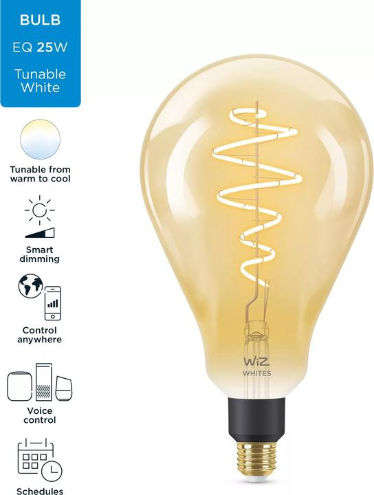 Energie-Label WiZ Vintage Filament (E27, 6.50 W, 390 lm, 1 x, E)