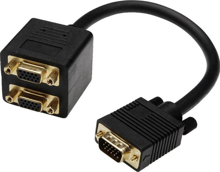 Actual product image Digitus VGA — 2x VGA (0.20 m, VGA)