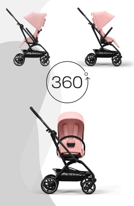 Produktbild Cybex Eezy S Twist+ 2 BLK Reisebuggy Candy Pink