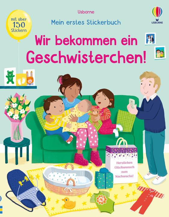 Image du produit Mon premier livre d'autocollants : Nous allons avoir un petit frère ou une petite soeur!