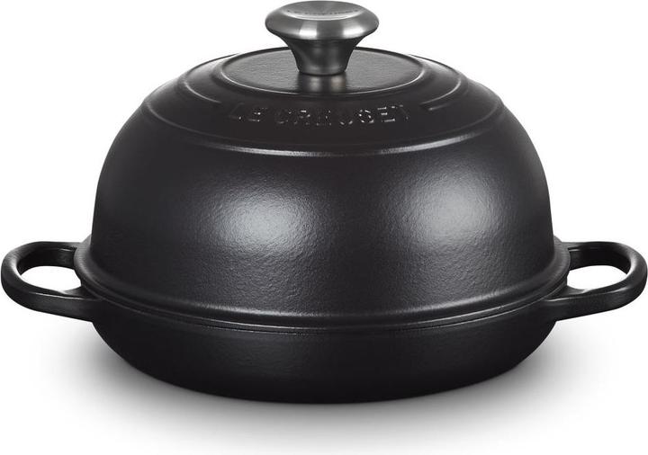 Le Creuset Rôtissoire à Pain Noire (24 cm, Cocotte + faitout, Fonte)