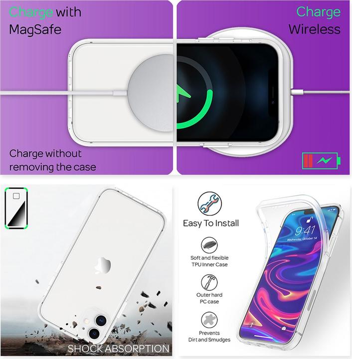 Produktbild Nalia 360° Handyhülle (Apple iPhone 12 mini)