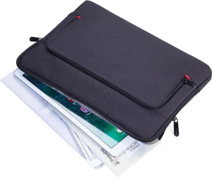 Produktbild Troika MON CARRY Portfoliotasche mit Reissverschluss und Elastikband, schwarz