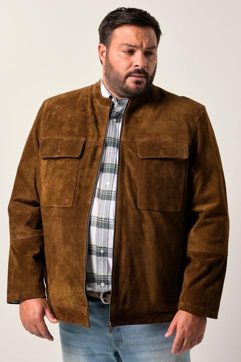 Produktbild Men+ Lederjacke, Leder, bestes Rindleder, viele Taschen, bis 7 XL (7XL)