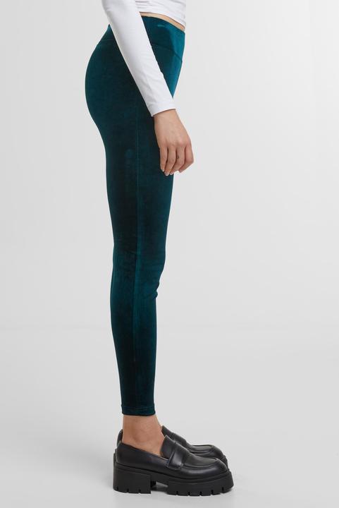 Immagine prodotto Urban Classics Leggings di velluto a vita alta da donna (XL)