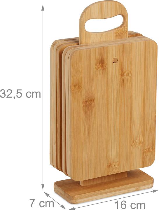 Actual product image Relaxdays Frühstücksbrettchen Set