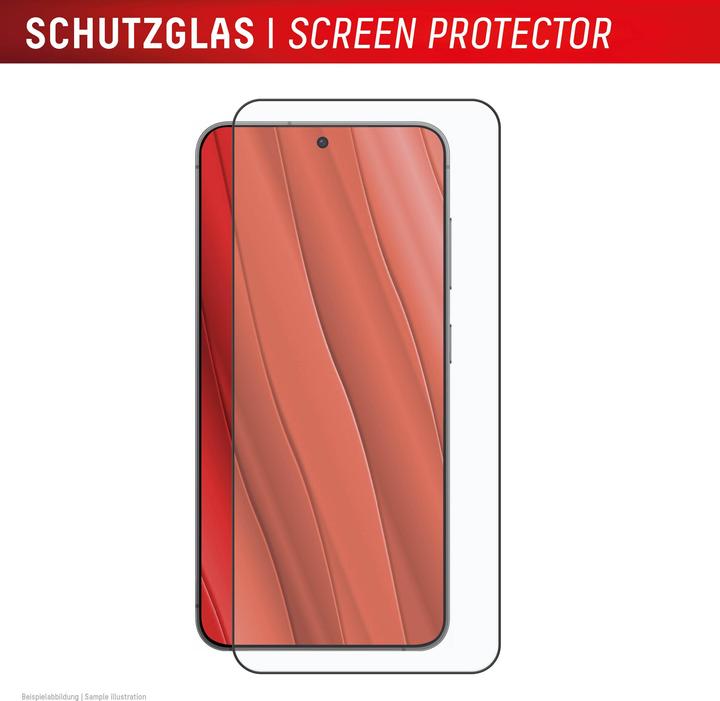 Actual product image Displex Real Glass, Full Cover Panzerglas (1 Piece, Samsung Galaxy S24+, Samsung Galaxy S25+)