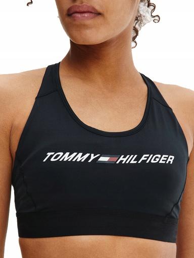 Tommy Hilfiger Damen-Racer-BH mit mittlerer Intensität und Grafik (XS)