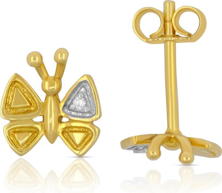 Muau Ohrstecker (750/18 K Gold)