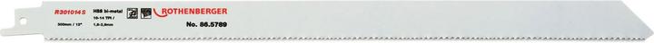 Rothenberger Lame de scie universelle,300x20x0,9, 14 TPI (paquet de 5)