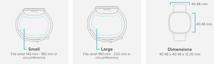 Immagine prodotto Fitbit Versa 3 (40.48 mm)