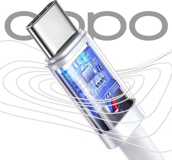 Actual product image OPPO VCA7JAEH 65W Charger + DL129 Cable (65 W)