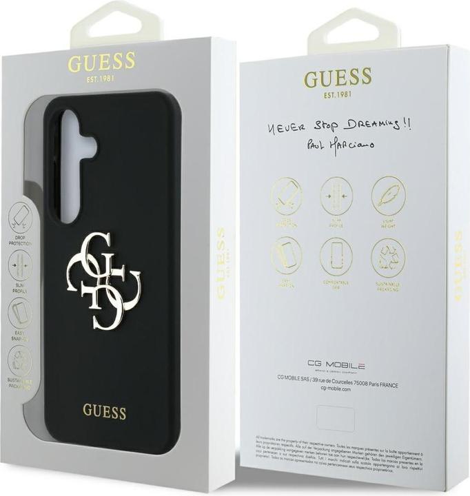 Produktbild Guess Silicone 4G Big Logo Case für S931B Samsung Galaxy S25 - black (Samsung Galaxy S25)