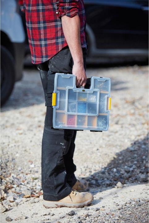 Actual product image Stanley Toolbox L with removable dividers