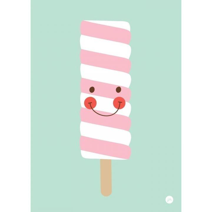 Produktbild Petit Monkey Poster, Twister Mint (50 x 70 cm)