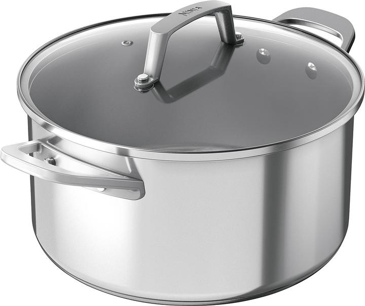 Immagine prodotto Ninja Teglia NIA da 20 cm in acciaio inox (20 cm, Pirofila + casseruola, Acciaio inossidabile)