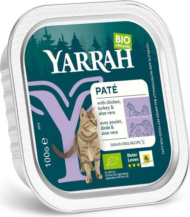 Produktbild Yarrah Pastete mit Huhn & Truthahn (Adult, 1 Stk., 100 g)
