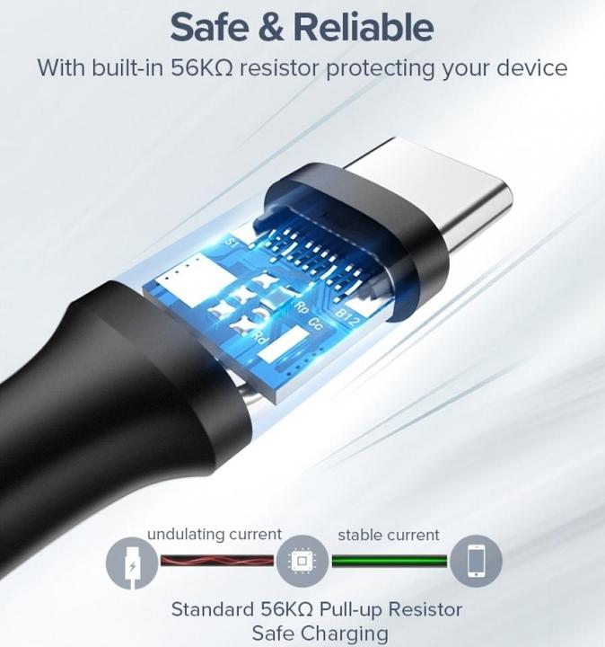 Produktbild Ugreen USB-C zu USB-A 2.0 Kabel (1 m, USB 2.0)
