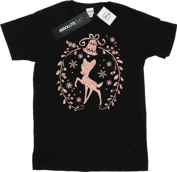 Disney Bambi Christmas Wreath TShirt (L)