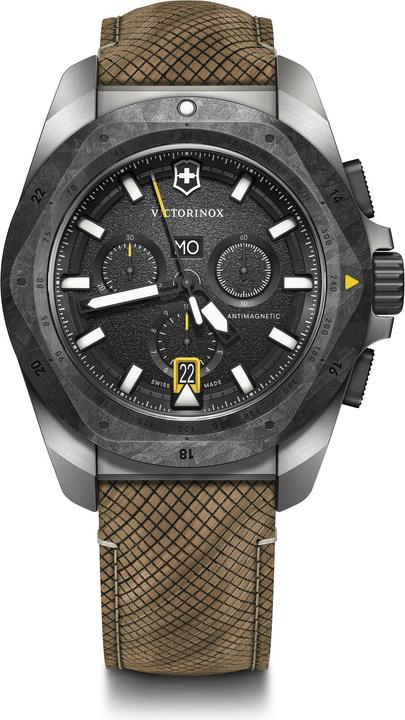 Produktbild Victorinox I.N.O.X. Chrono 43, SIR, BLK dial,BRN structured m (Swiss Made, Chronograph, 43 mm)