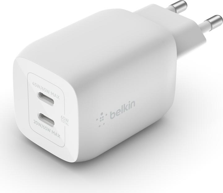 Actual product image Belkin Boost Charge Pro 2-Port GaN Charger (65 W)