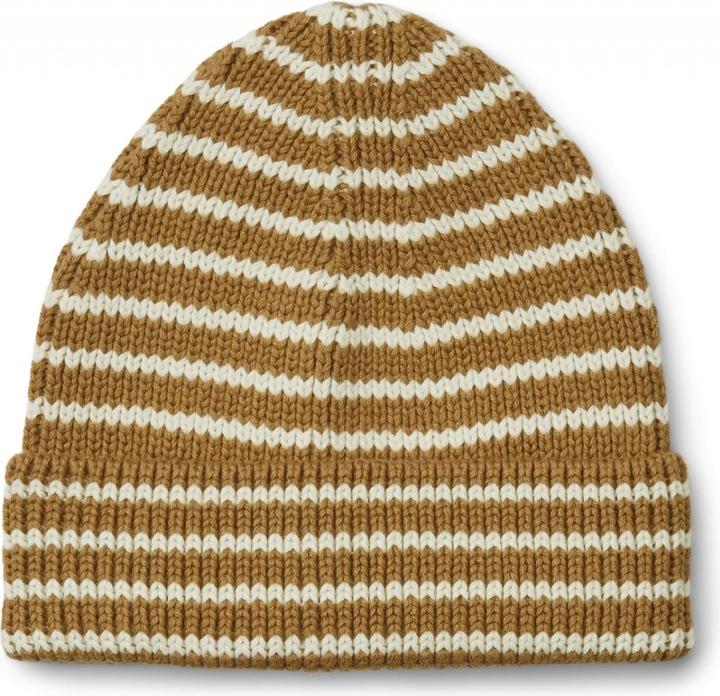 Liewood Strick Beanie Stripes Caramel Cream
