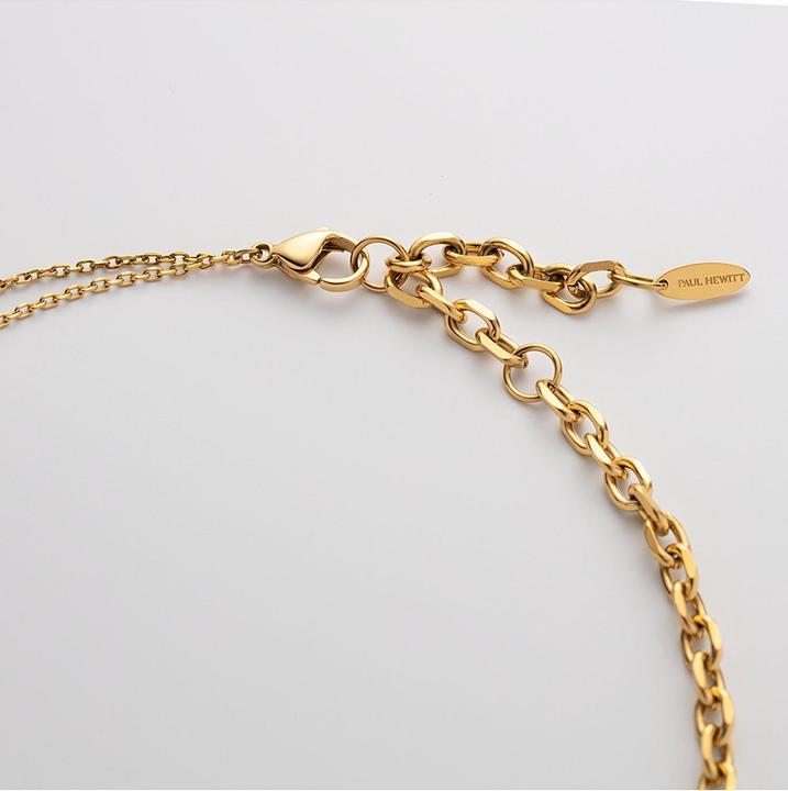Image du produit Paul Hewitt Treasure Collier en or avec perle (Acier inoxydable, 45 cm)