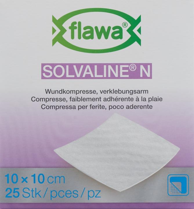 Produktbild Flawa Solvaline N Kompressen 10x10cm steril