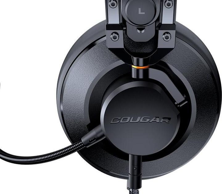 Actual product image Cougar Gaming 3H550P53B.0001 Headphones & Headset Wired Headband Black (Cable)